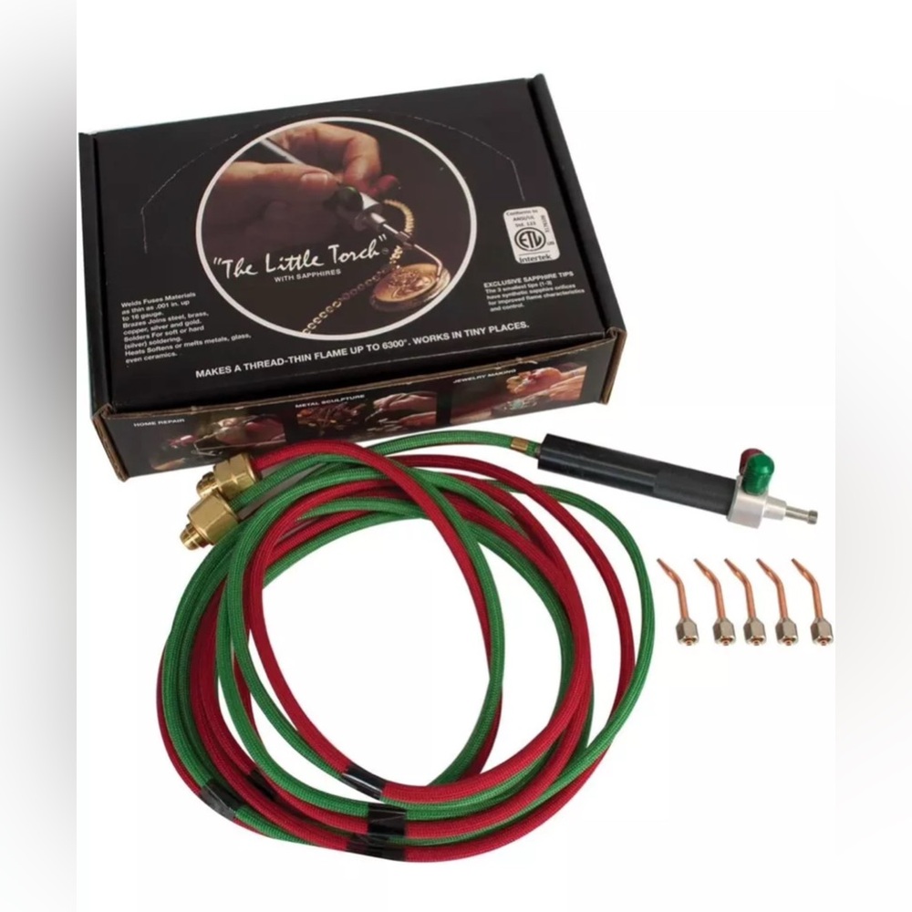 The Little Torch with 5 Tips In a Box- Acetylene